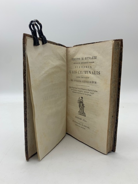 Elementa juris criminalis. Liber secundus. De poenis generatim