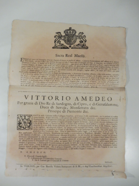 Esponesi per parte del Serenissimo Principe Eugenio di Savoia in …