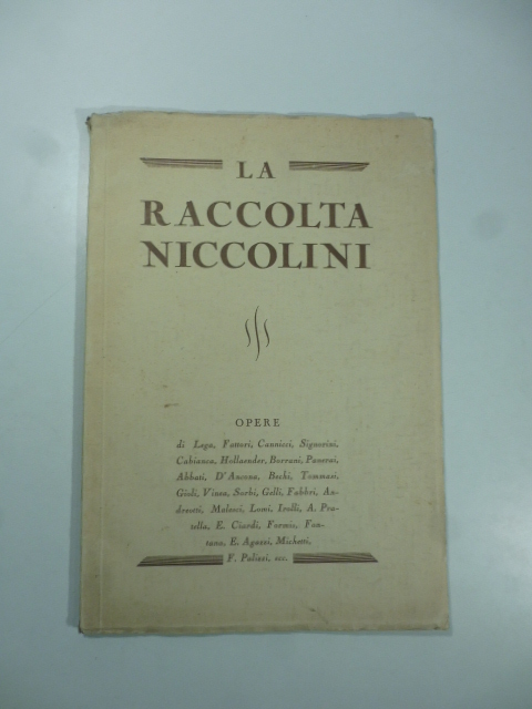 Esposizione e vendita all'asta della raccolta Niccolini nella sala della …