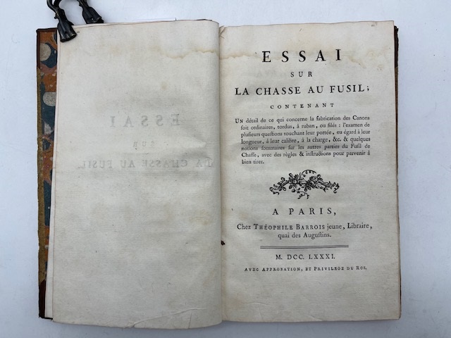 Essai sur la chasse au fusil contenant un detail de …