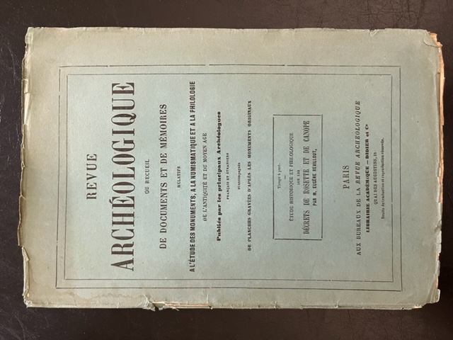 Etude historique et philologique sur les decrets de Rosette et …