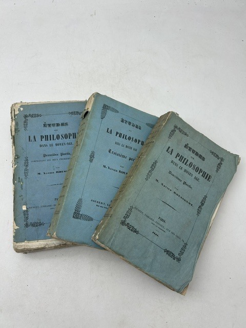Etudes sur la philosophie dans le moyen - age. Premiere …