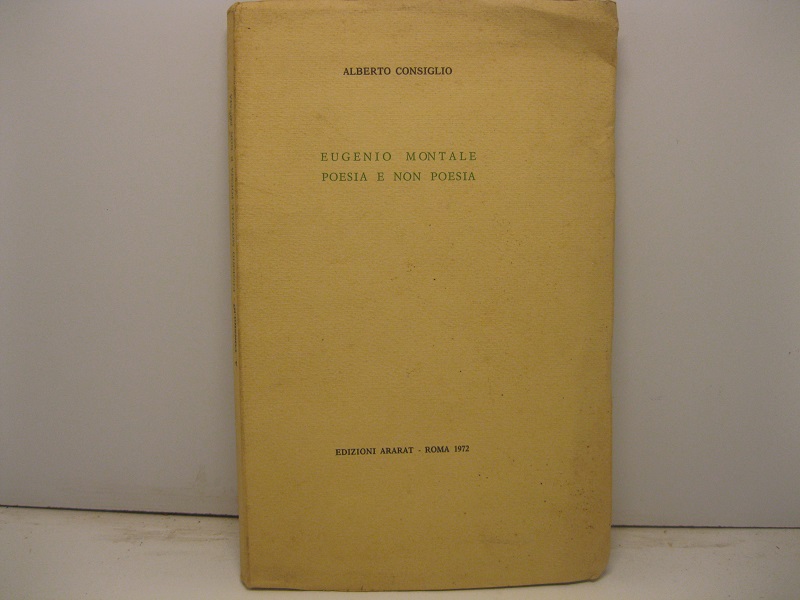 Eugenio Montale poesia e non poesia