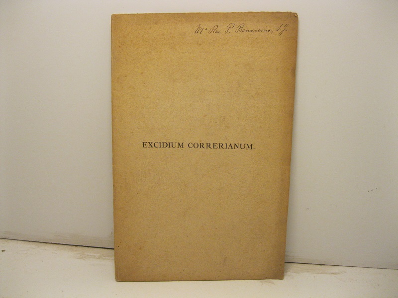 Excidium correrianum. Carmen Francisci Xaverii Reuss alsatini in certamine poetico …