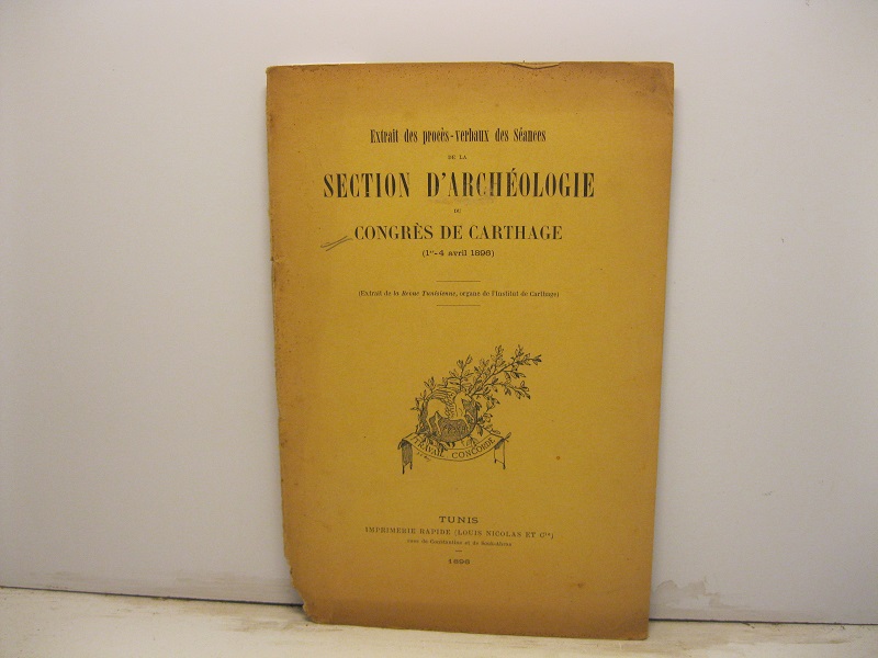 Extrait de proce's-verbaux des Se'ances de la section d'arche'ologie du …