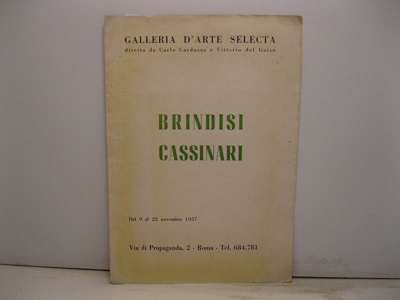 Galleria d'arte Selecta diretta da Carlo Cardazzo e Vittorio del …