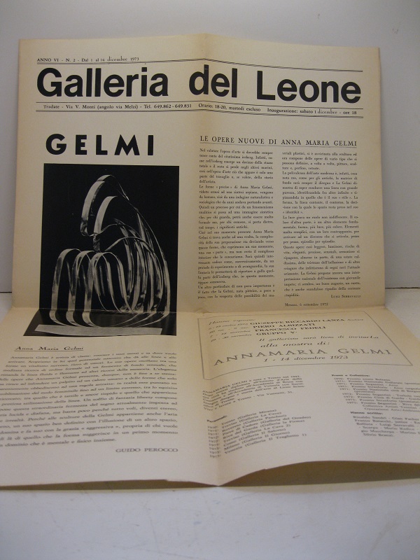 Galleria del Leone, anno VI, n. 2, dal 1 al …