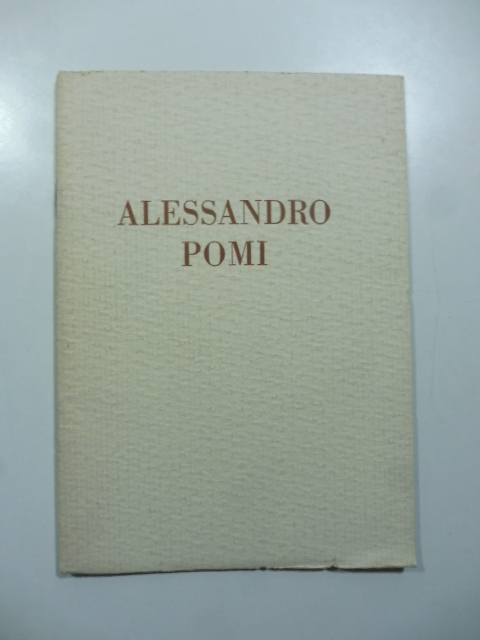 Galleria Pesaro, Milano. Mostra personale del pittore Alessandro Pomi, novembre …