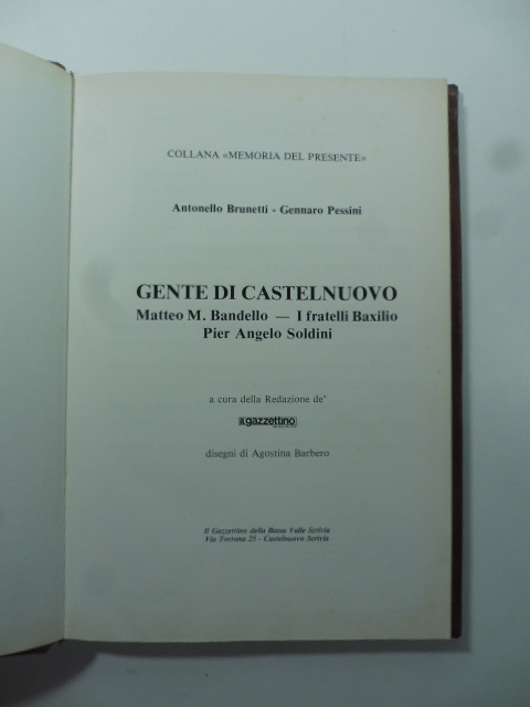 Gente di Castelnuovo Matteo M. Brandello - I fratelli Baxilio …