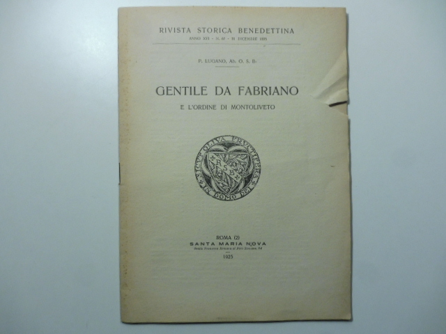 Gentile da Fabriano e l'ordine di Montoliveto