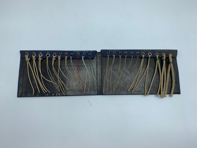 Giuseppe Griziotti, Milano. Spaghi. Cartella commerciale con campioni di spaghi