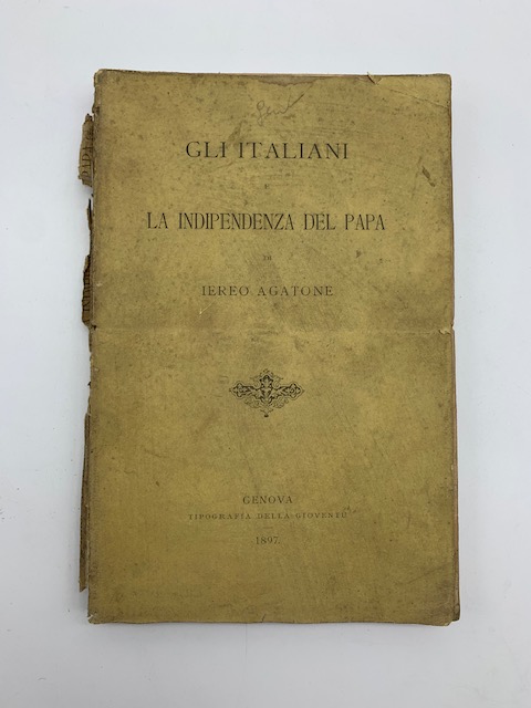 Gli italiani e la indipendenza del Papa