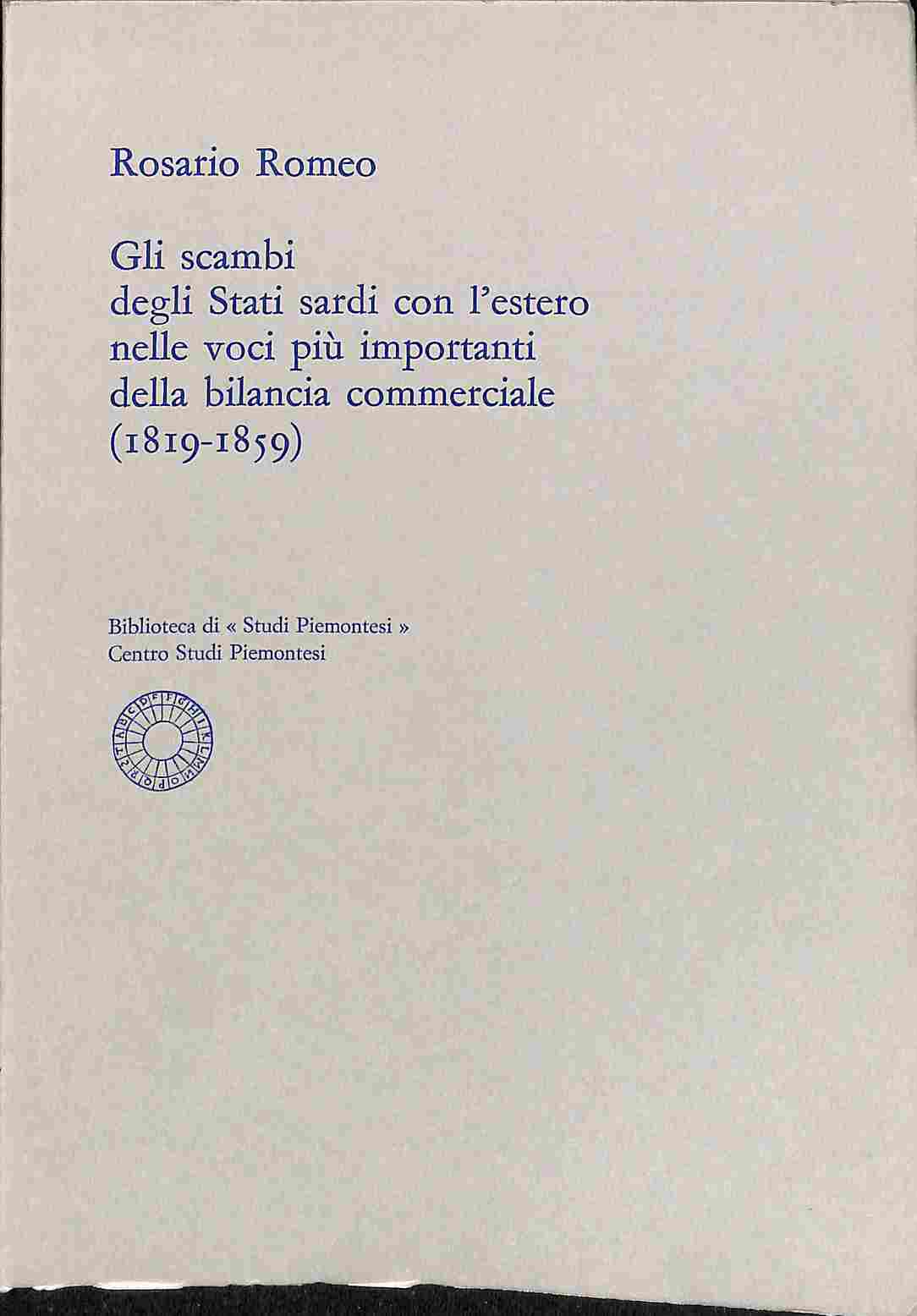Gli scambi degli Stati sardi con l'estero nelle voci piu' …