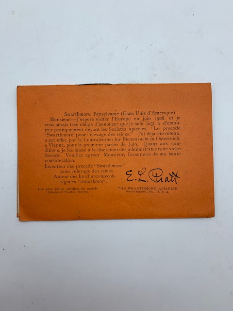 Golden Quees Bees. Swarthmore apiaries (Catalog)