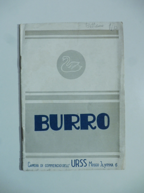 Granchio di mare; burro; Orzo, avena, granturco. Camera di Commercio …