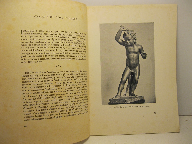Gruppo di cose inedite. Estr. da L'Arte. Fasc. 1.