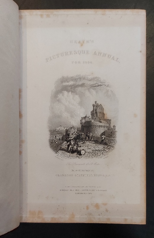 Heath's Picturesque Annual for 1834. Travelling Sketches on the Sea-coasts …