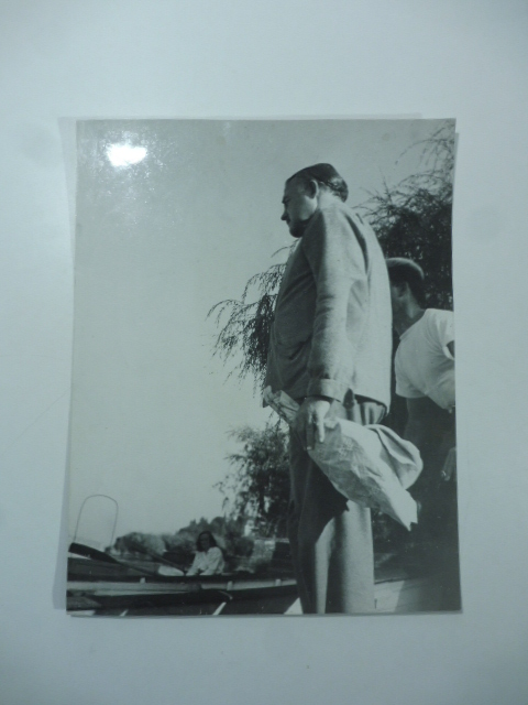 Hemingway in Italia. Stresa. (Fotografia originale vintage)