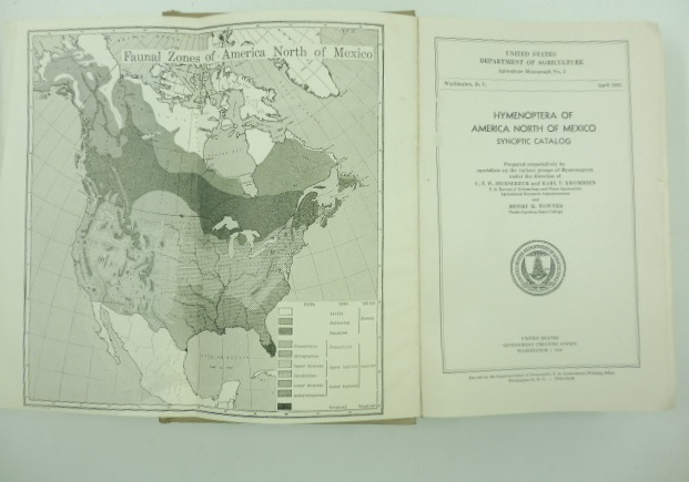 hymenoptera of america north of mexico sinoptic catalog. United States …
