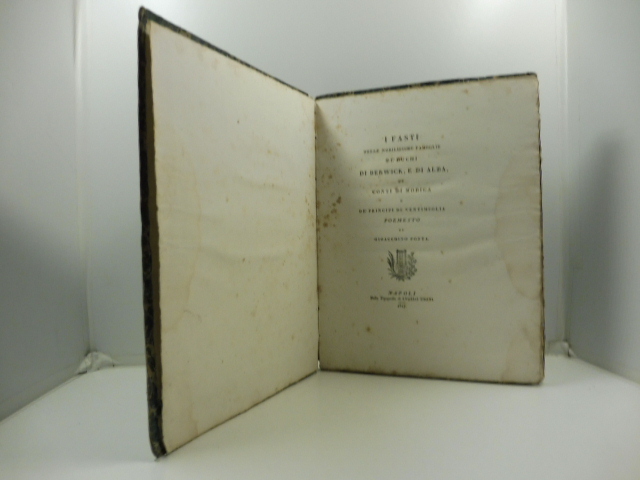 I fasti delle nobilissime famiglie de' Duchi di Berwick, e …