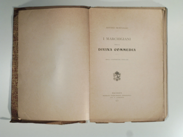 I marchigiani nella Divina commedia. Brevi conferenze popolari