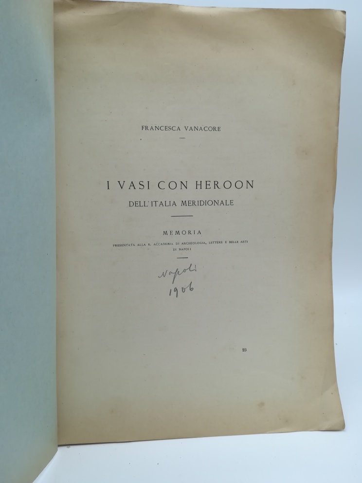 I vasi con Heroon dell'Italia meridionale