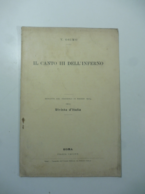 Il canto III dell'Inferno
