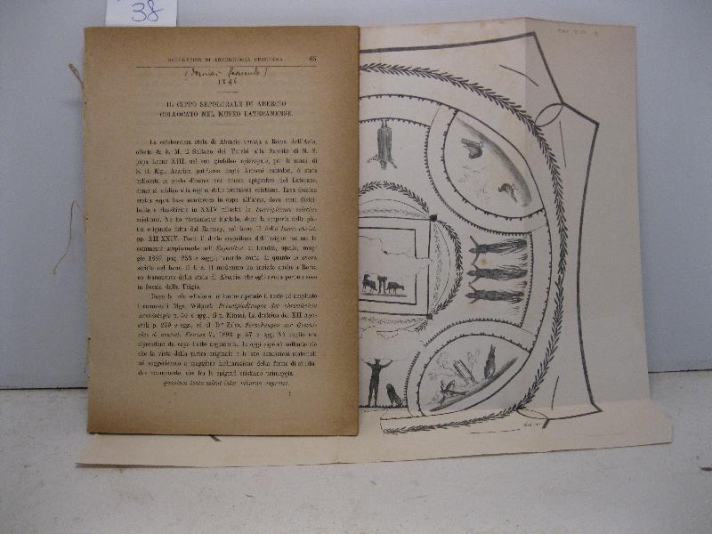 Il cippo sepolcrale di Abercio collocato nel Museo Lateranense.