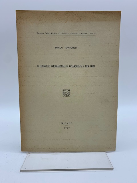 Il congresso internazionale di Oceanografia a New York