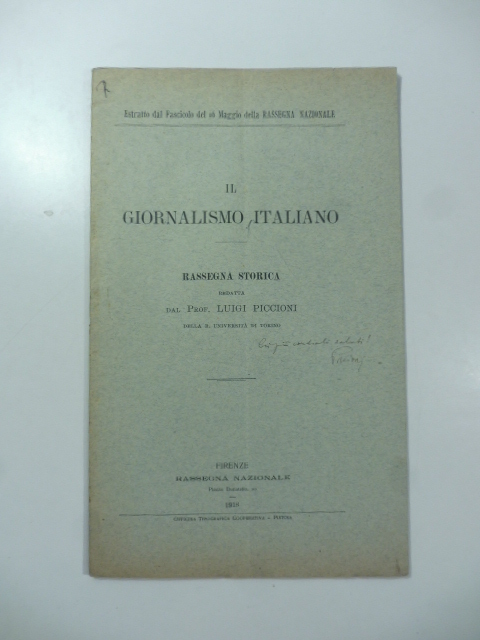 Il giornalismo dipartimentale negli ultimi anni del Regno italico