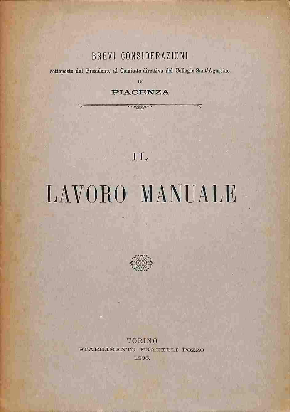Il lavoro manuale