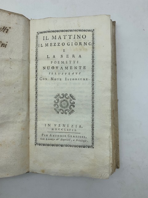 Il mattino il mezzogiorno e la sera. Nuovamente illustrati con …