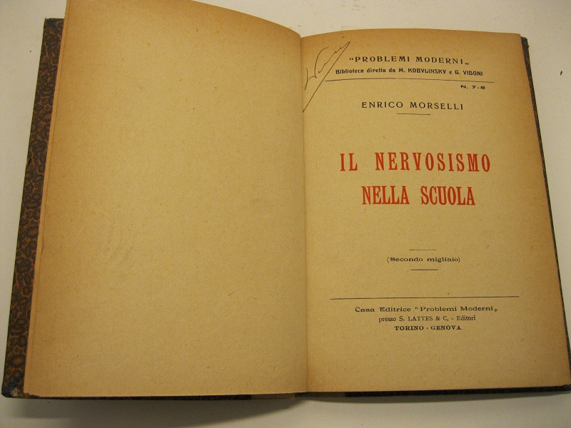 Il nervosismo nella scuola