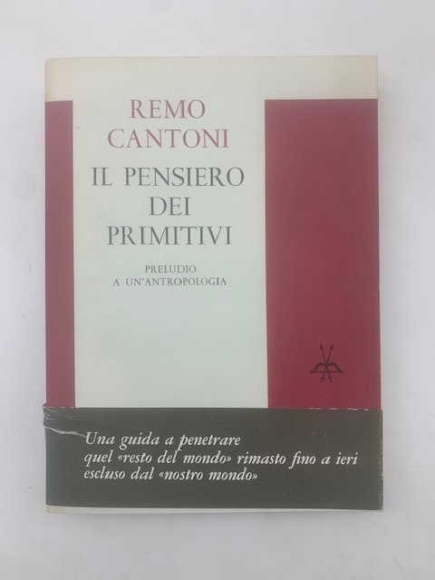 Il pensiero dei primitivi. Preludio a un'antropologia.