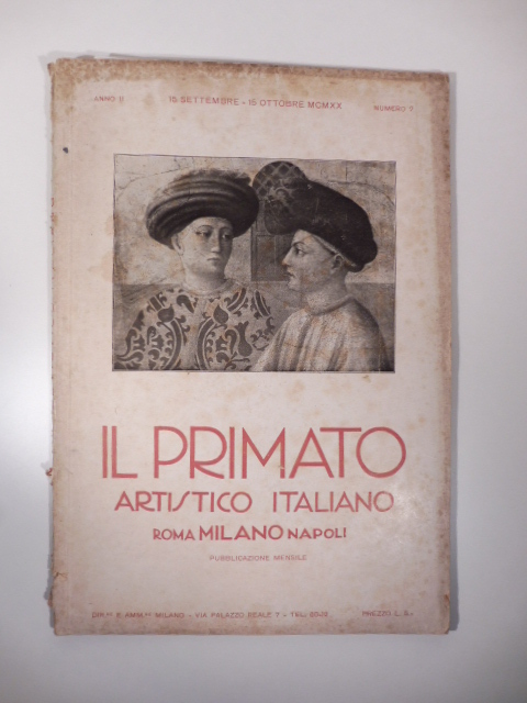 Il primato artistico italiano, anno II, 15 settembre-15 ottobre 1920, …