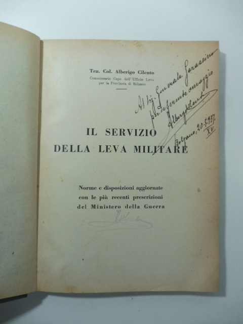 Il servizio della leva militare. Norme e disposizioni aggiornate con …