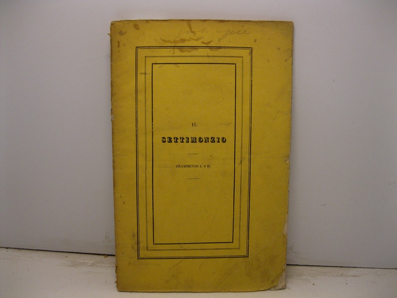 Il Settimonzio, l'agro vaticano, il Tevere. Celio Vibenna locumone dell'Etruria. …