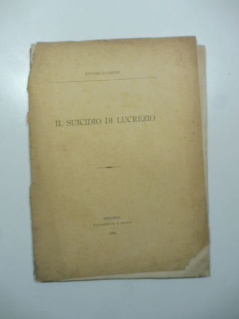 Il suicidio di Lucrezio