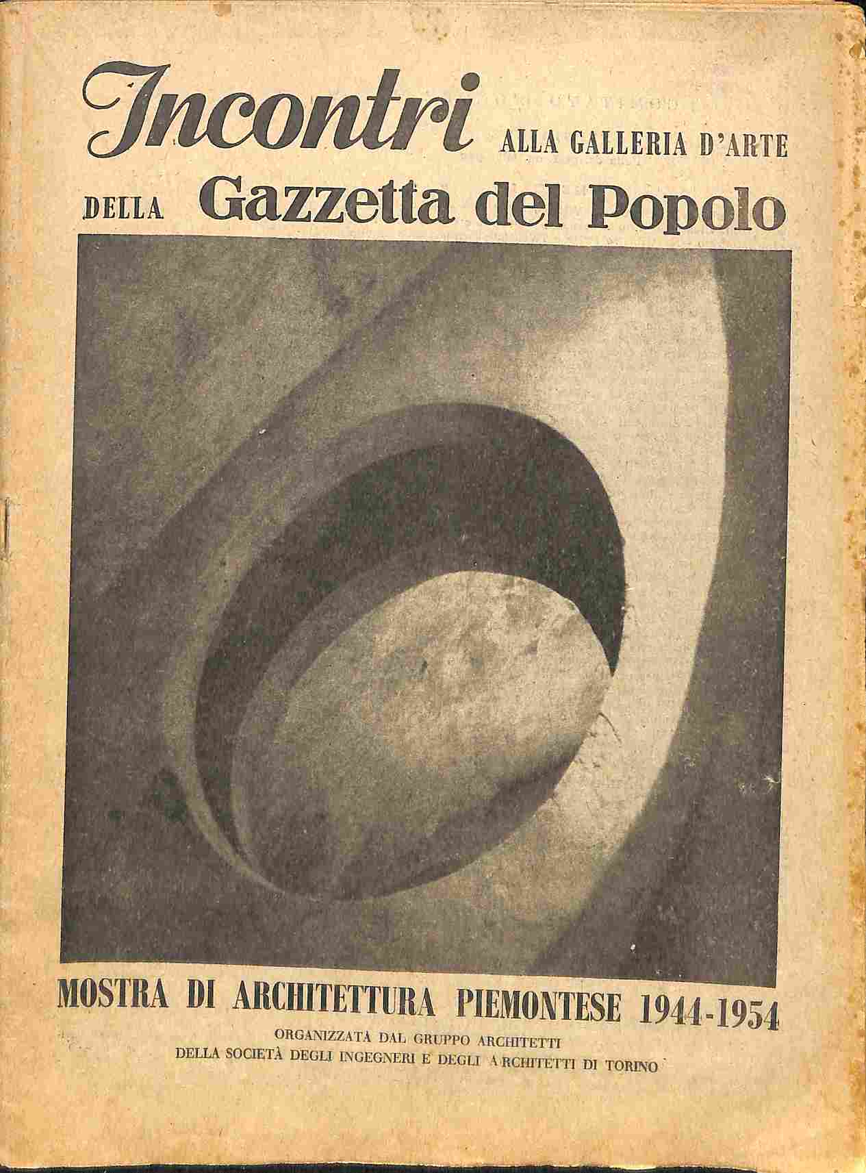 Incontri alla Galleria d'Arte della Gazzetta del Popolo. Mostra di …