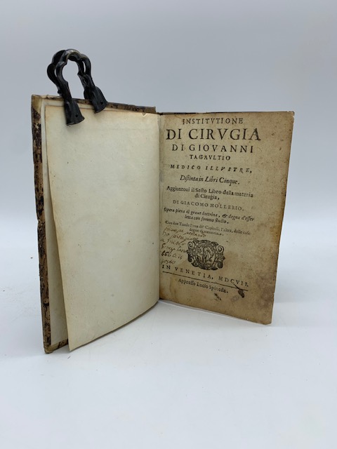 Institutione di cirugia di Giovanni Tagaultio medico illustre. Distinta in …