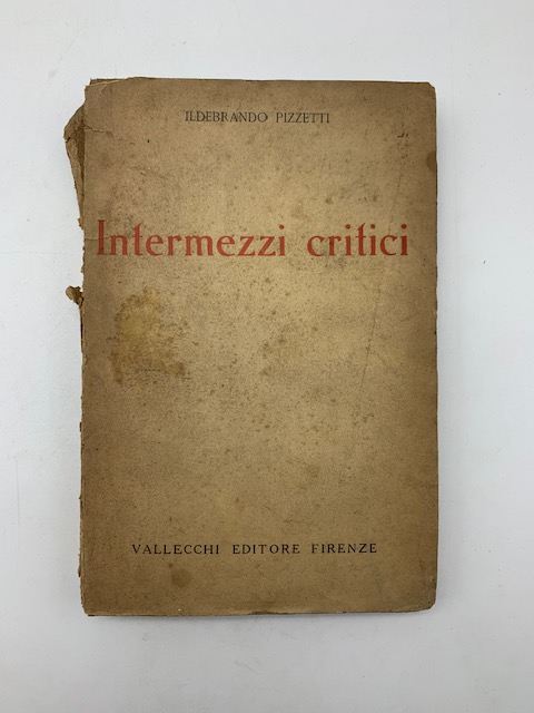 Intermezzi critici