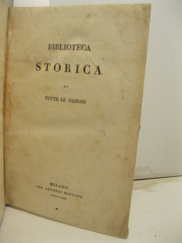Istoria della R. Casa di Savoia. Volume unico