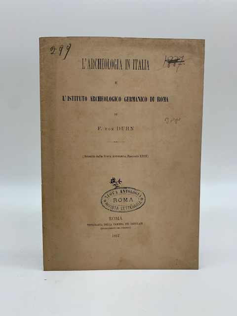 L'archeologia in Italia e l'Istituto archeologico germanico di Roma