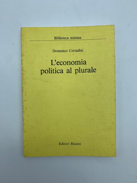 L'economia politica al plurale