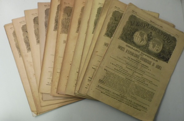 L'esploratore. Organo ufficiale della societa' d'esplorazione commerciale in Africa diretto …