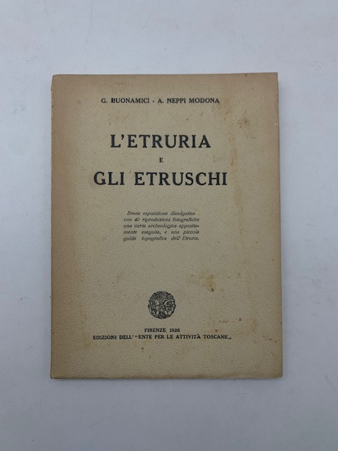 L'Etruria e gli Etruschi