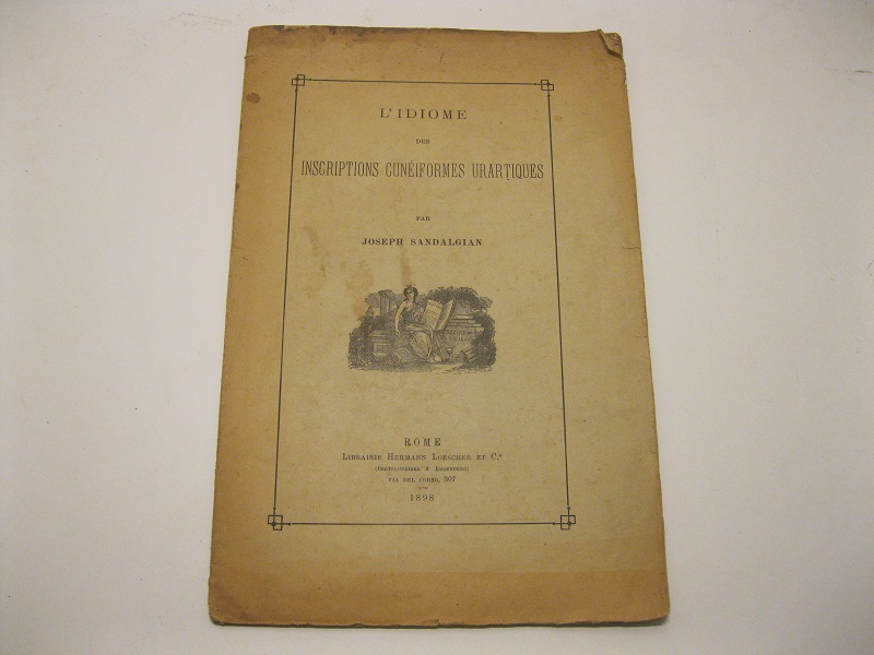 L'Idiome des inscriptions cuneiformeas urartiques