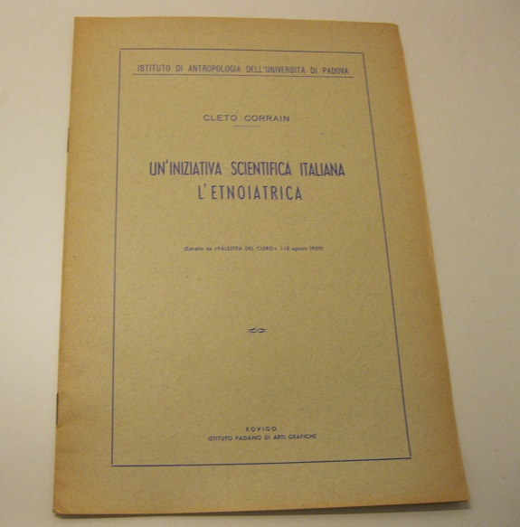 L'iniziativa scientifica italiana. L'etnoiatrica. (Estratto da 'Palestra del clero' 1-15 …