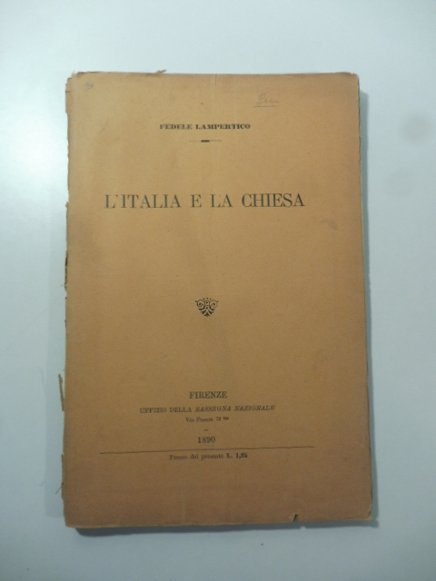 L'Italia e la Chiesa