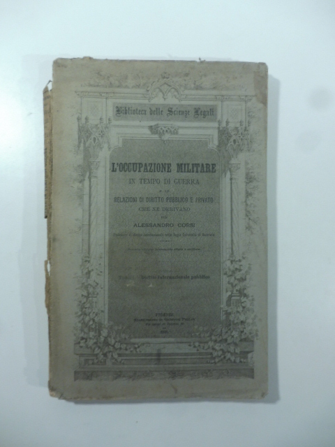 L'occupazione militare in tempo di guerra e le relazioni di …